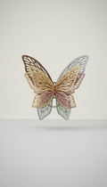 Feenflügel-Schlüsselanhänger schimmerndes Resin