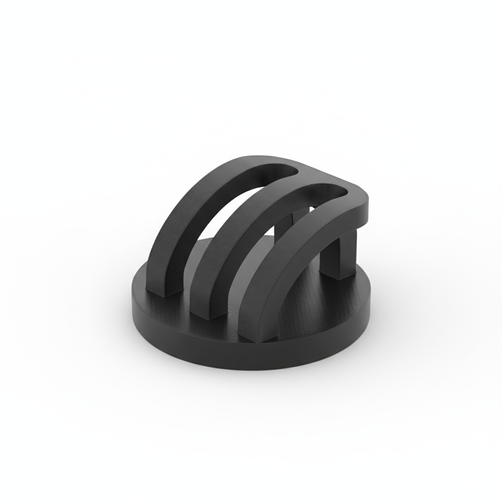 Kabel-Organizer Schwarz 3D-gedruckt