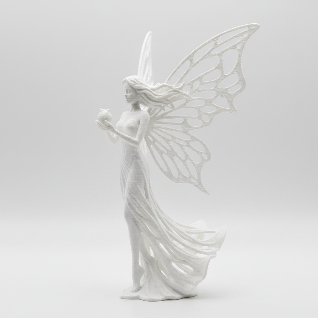 Feenfigur Classic Weiß – 3D-gedruckt von Drachenwerk