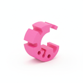 Kabel-Organizer Neon Pink 3D-gedruckt