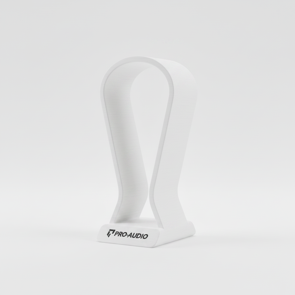 Headset-Halter Standard Weiß – 3D-gedruckt von Drachenwerk