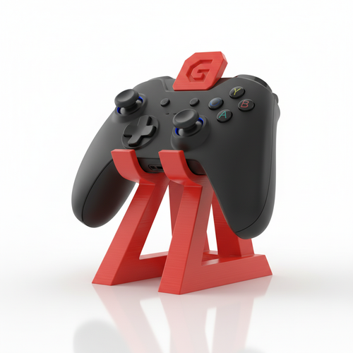 Controller-Ständer Rot 3D-gedruckt