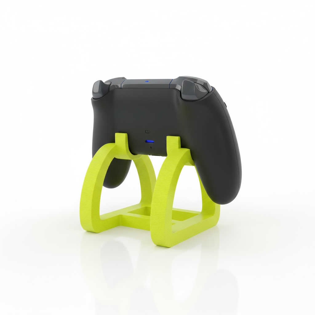 Controller-Ständer Neon Gelb 3D-gedruckt
