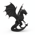 Drachenfigur 10cm 3D-gedruckt