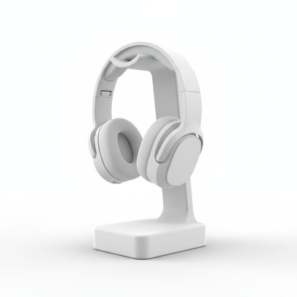 Headset-Halter Weiß 3D-gedruckt