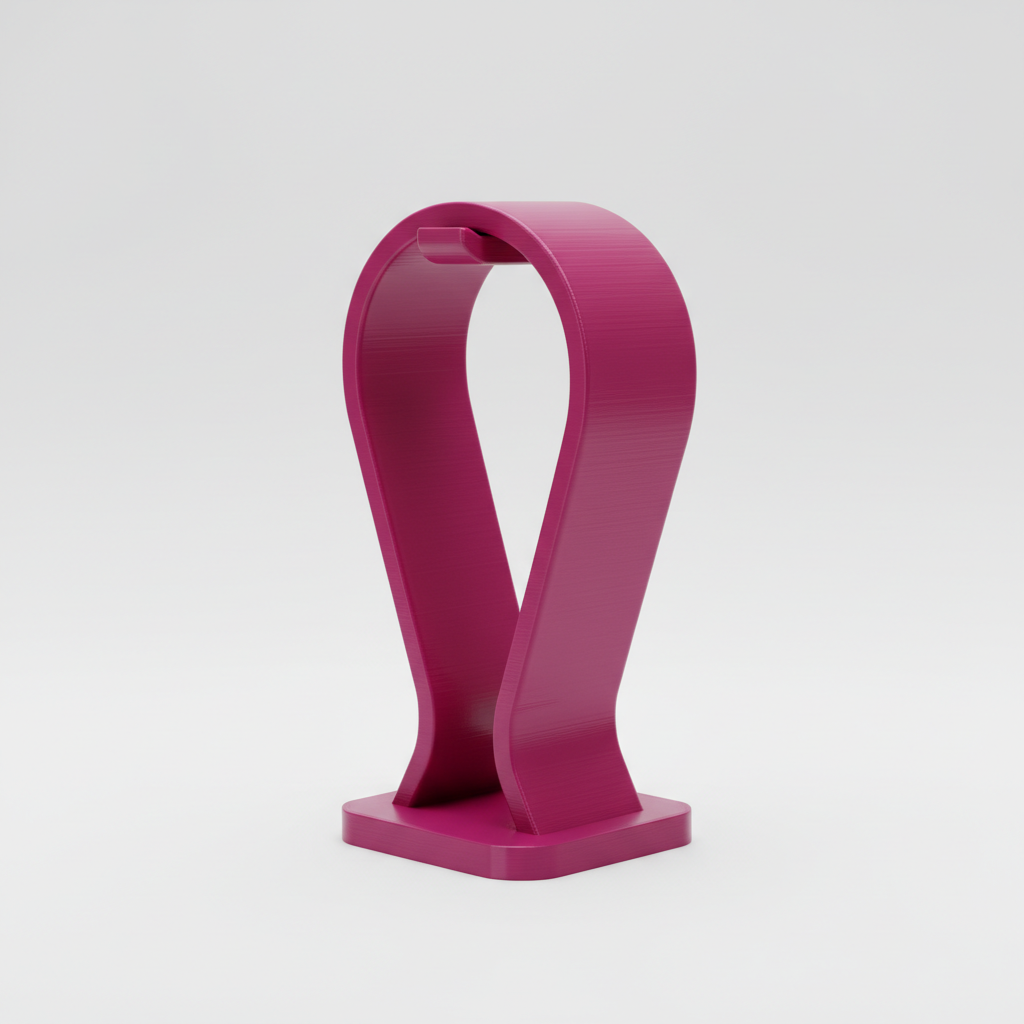 Headset-Halter Color Magenta – 3D-gedruckt von Drachenwerk