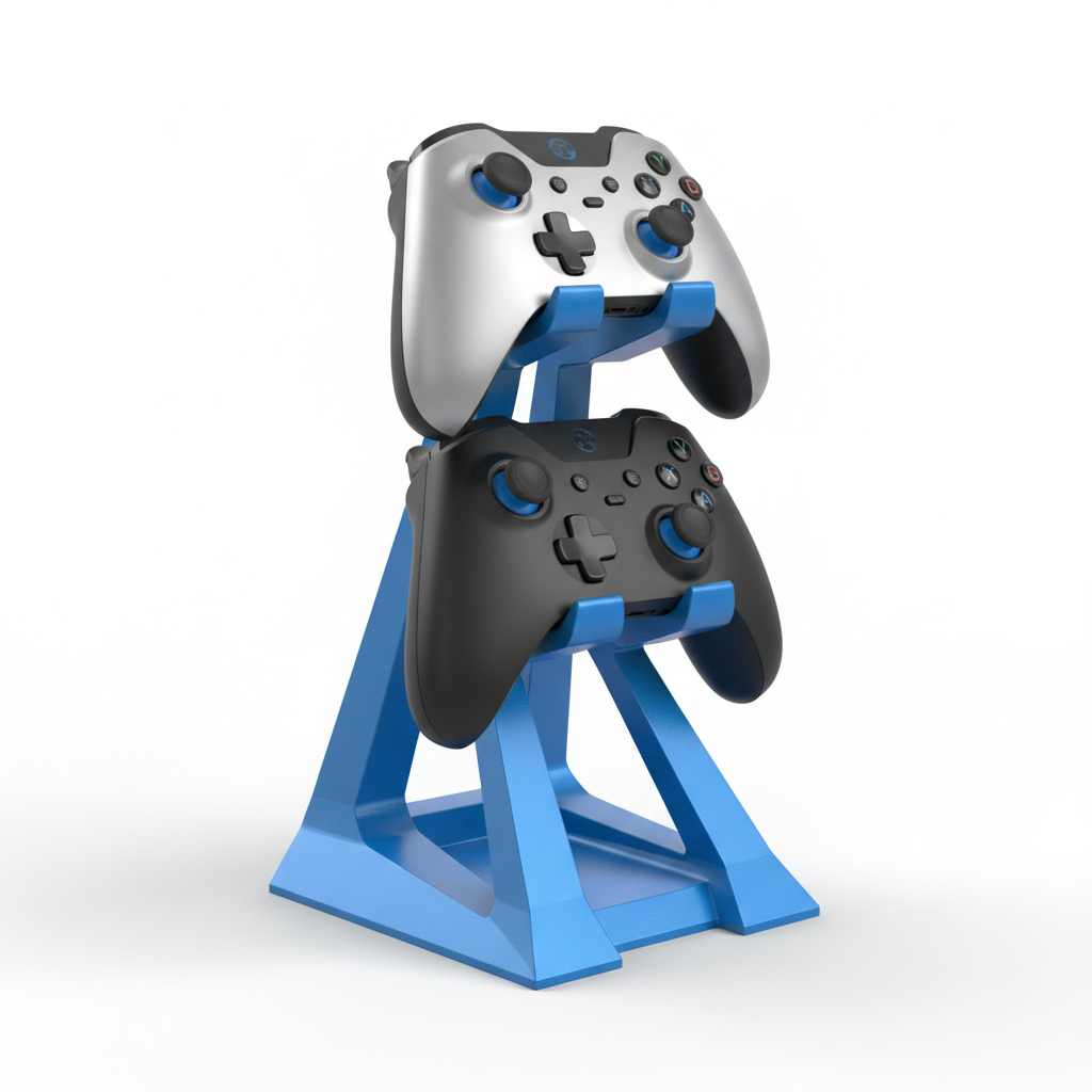 Controller-Ständer Blau 3D-gedruckt