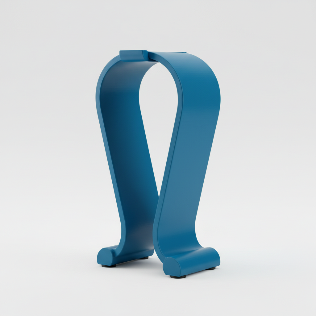 Headset-Halter Color Cyan Blau – 3D-gedruckt von Drachenwerk