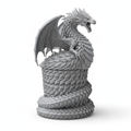 Drachen-Stapelbox 3D-gedruckt