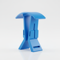 Headset-Halter Blau 3D-gedruckt